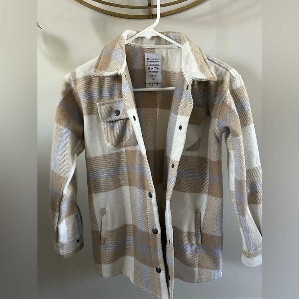 Fornia Kids Plaid Jacket